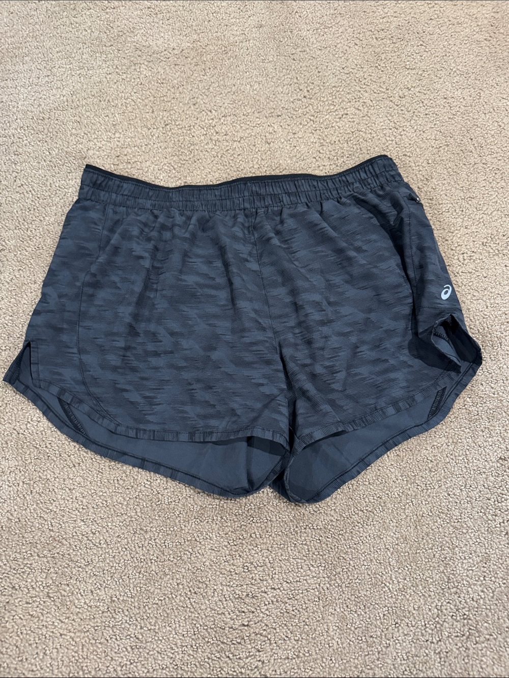 Asics Women's Charcoal Gray Athletic Shorts